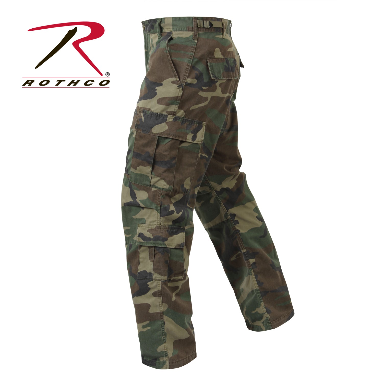 Rothco Vintage Paratrooper Cargo Fatigue Pants in Woodland Camo Size 2XL