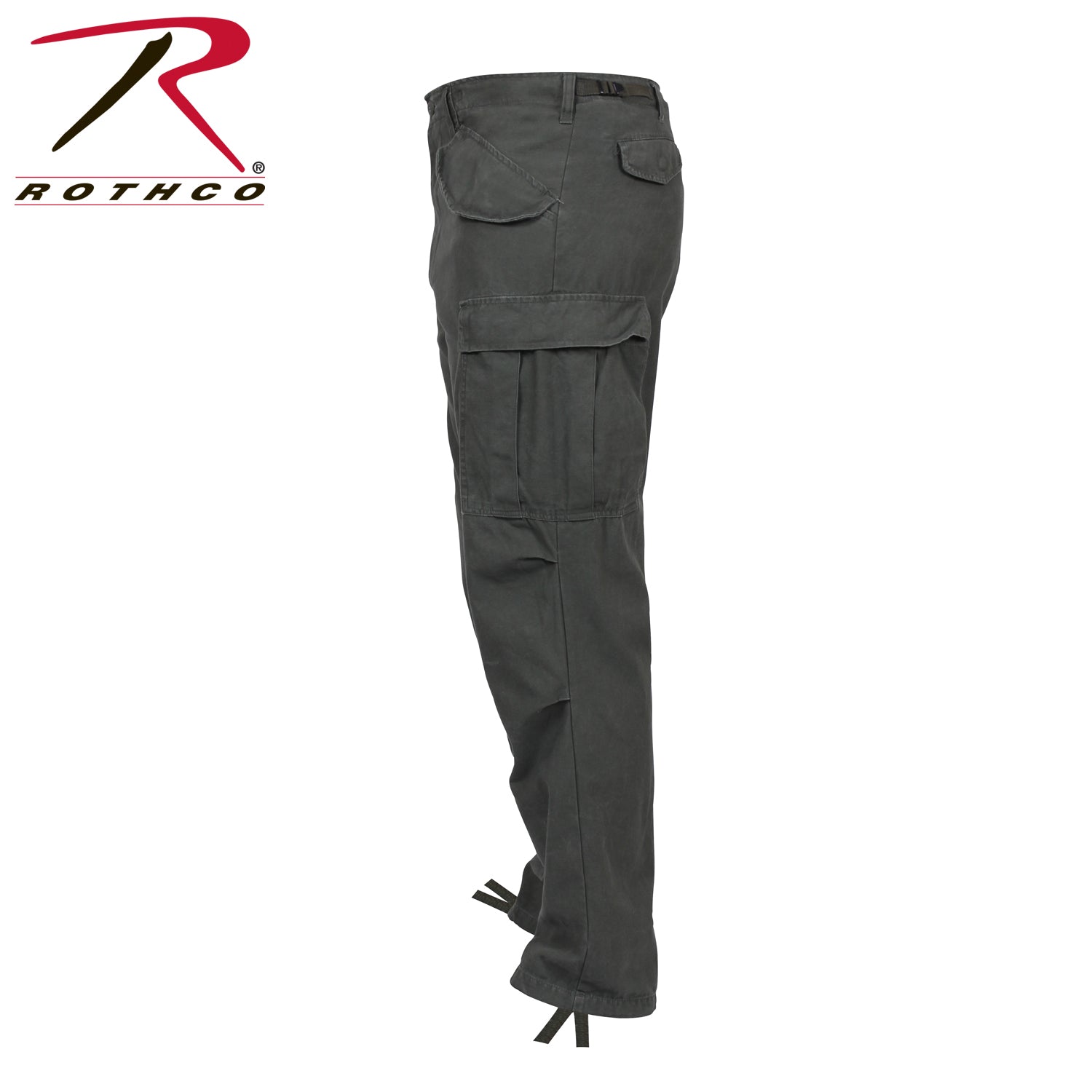Rothco Vintage M-65 Field Pants Olive Drab Size Small - Durable Military-Style Trousers