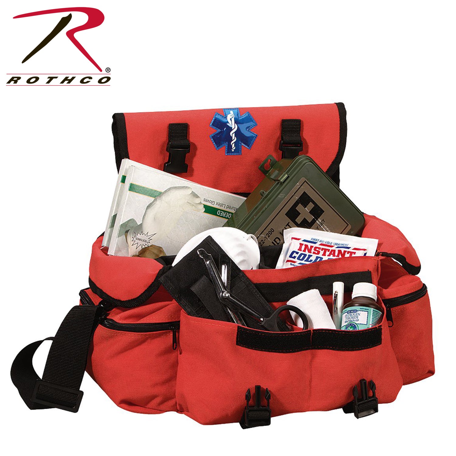 Rothco Medical Rescue Response Bag Orange – Versatile First Responder Emergency Medical Bag