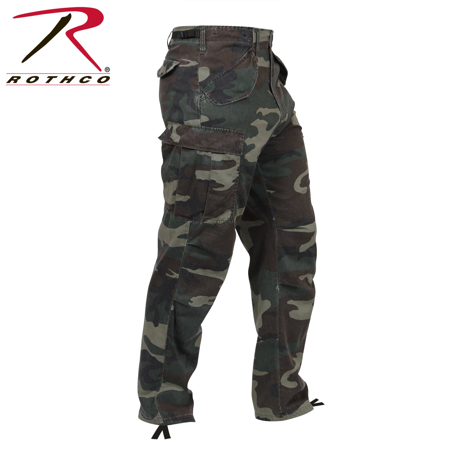 Rothco Vintage M-65 Field Pants in Woodland Camo Size XL