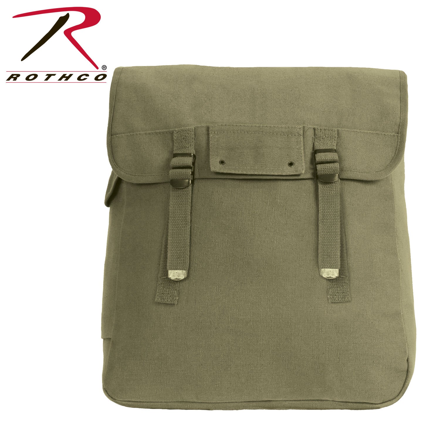 Rothco Canvas Jumbo Musette Bag Olive Drab – Vintage-Style 18L Travel and Daily Use Bag
