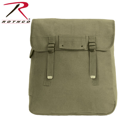 Rothco Canvas Jumbo Musette Bag Olive Drab – Vintage-Style 18L Travel and Daily Use Bag