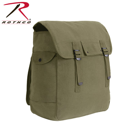 Rothco Canvas Jumbo Musette Bag Olive Drab – Vintage-Style 18L Travel and Daily Use Bag