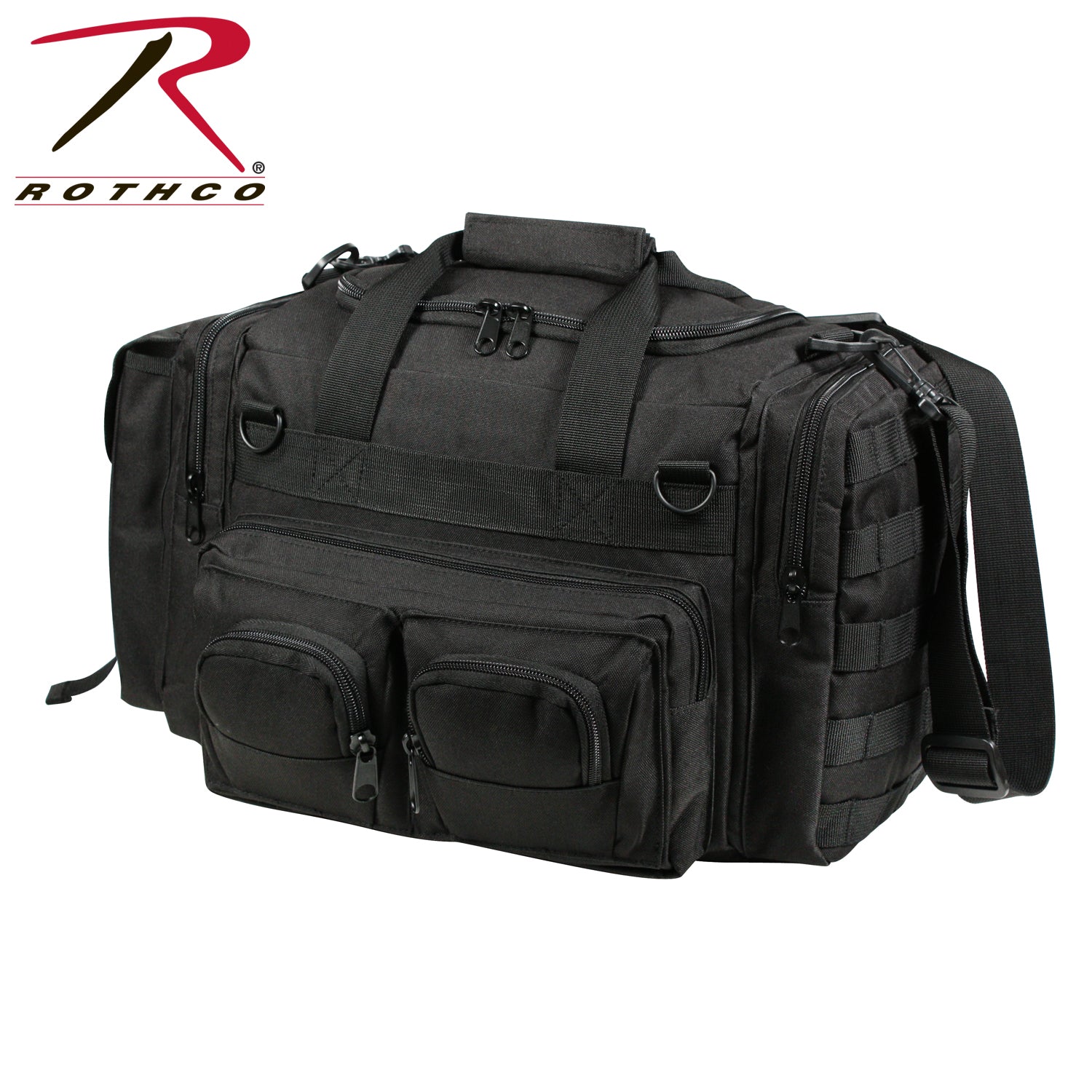Rothco Concealed Carry Bag Black - Tactical Range Bag with MOLLE Attachments and Secure Storage