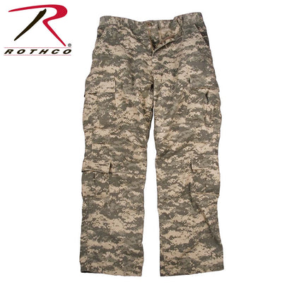 Rothco Vintage Paratrooper Cargo Fatigue Pants in ACU Digital Camo, Size Small