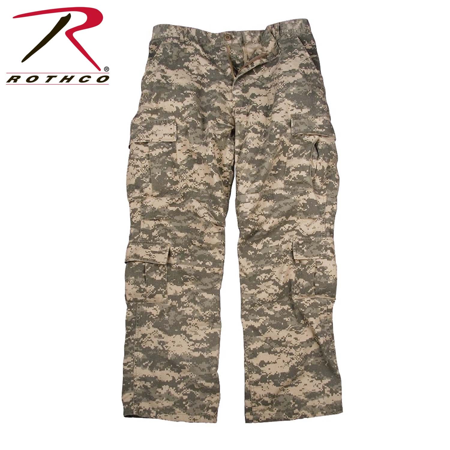 Rothco Vintage Paratrooper Cargo Fatigue Pants ACU Digital Camo Size XL