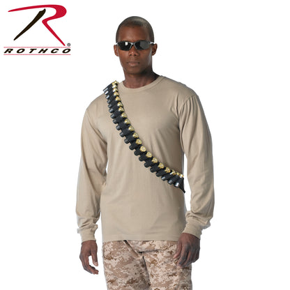 Rothco Shotgun Shell Bandolier Black – Ammunition Carrier for Hunting and Shooting Sports