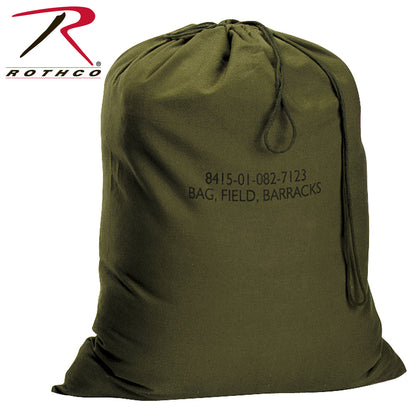 Rothco Canvas Barracks Bag Olive Drab – 24 x 32 inches Heavy-Duty Military-Style Storage and Travel Bag