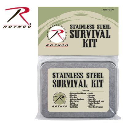 Rothco Survival Kit 2720 - Compact Pocket Size Emergency Toolset