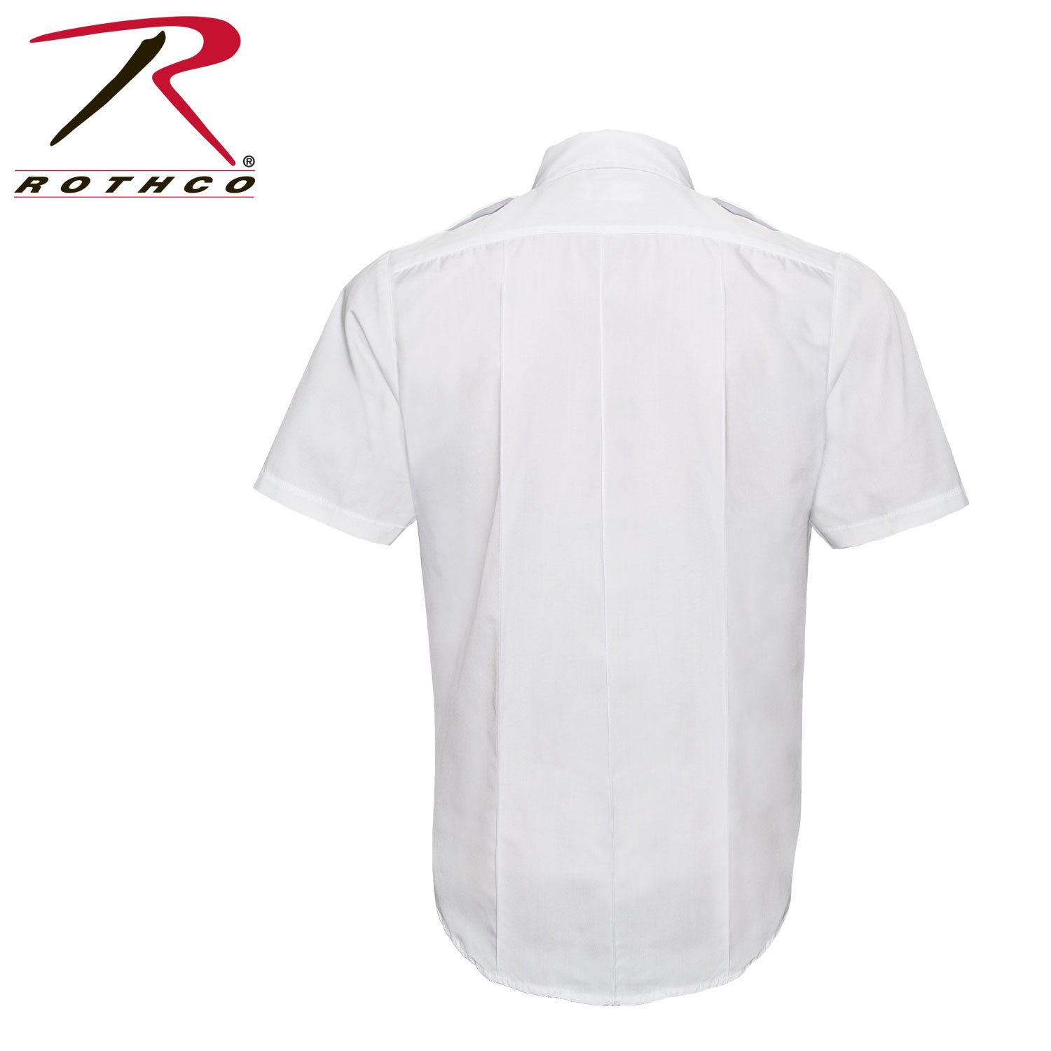 Rothco Short Sleeve Uniform Shirt White Size XL – Tactical Duty Shirt for Police, EMS, and Security