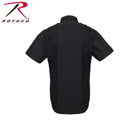 Rothco Short Sleeve Uniform Shirt in Midnight Navy Blue, Size 2XL