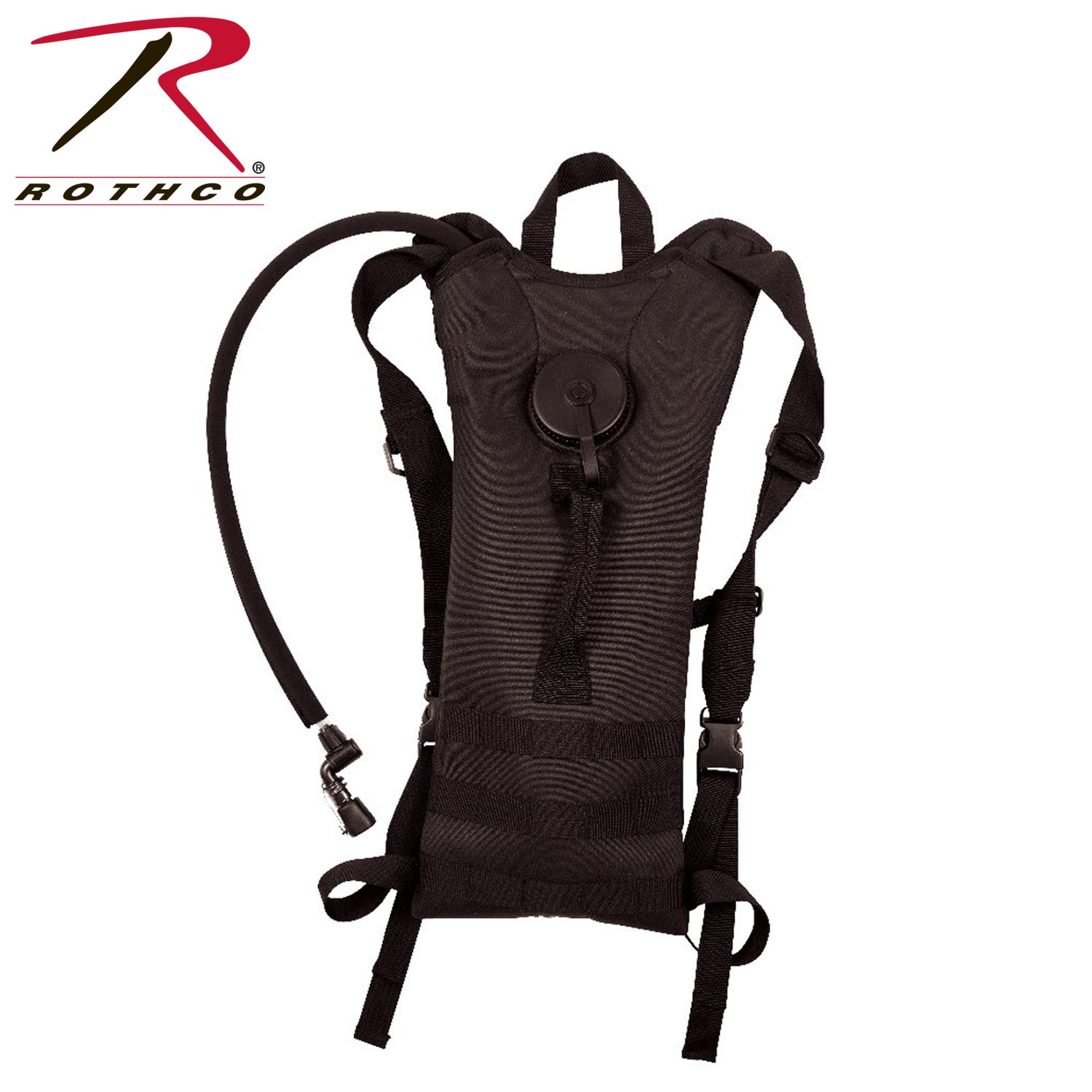 Rothco MOLLE 3 Liter Backstrap Hydration System in Black – Part Number 2830