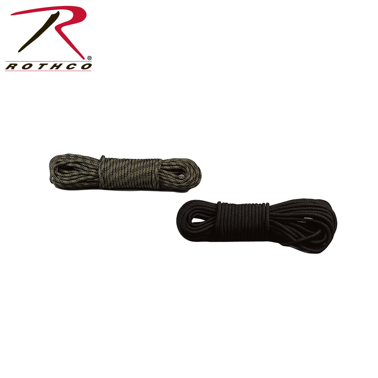 Rothco Utility Rope Woodland Camo, 50 ft - Heavy-Duty 1200 lbs Tensile Strength