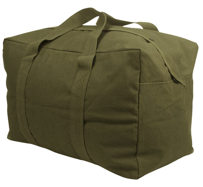 Rothco Canvas Parachute Cargo Bag Olive Drab 75L Heavy Duty Travel Duffle