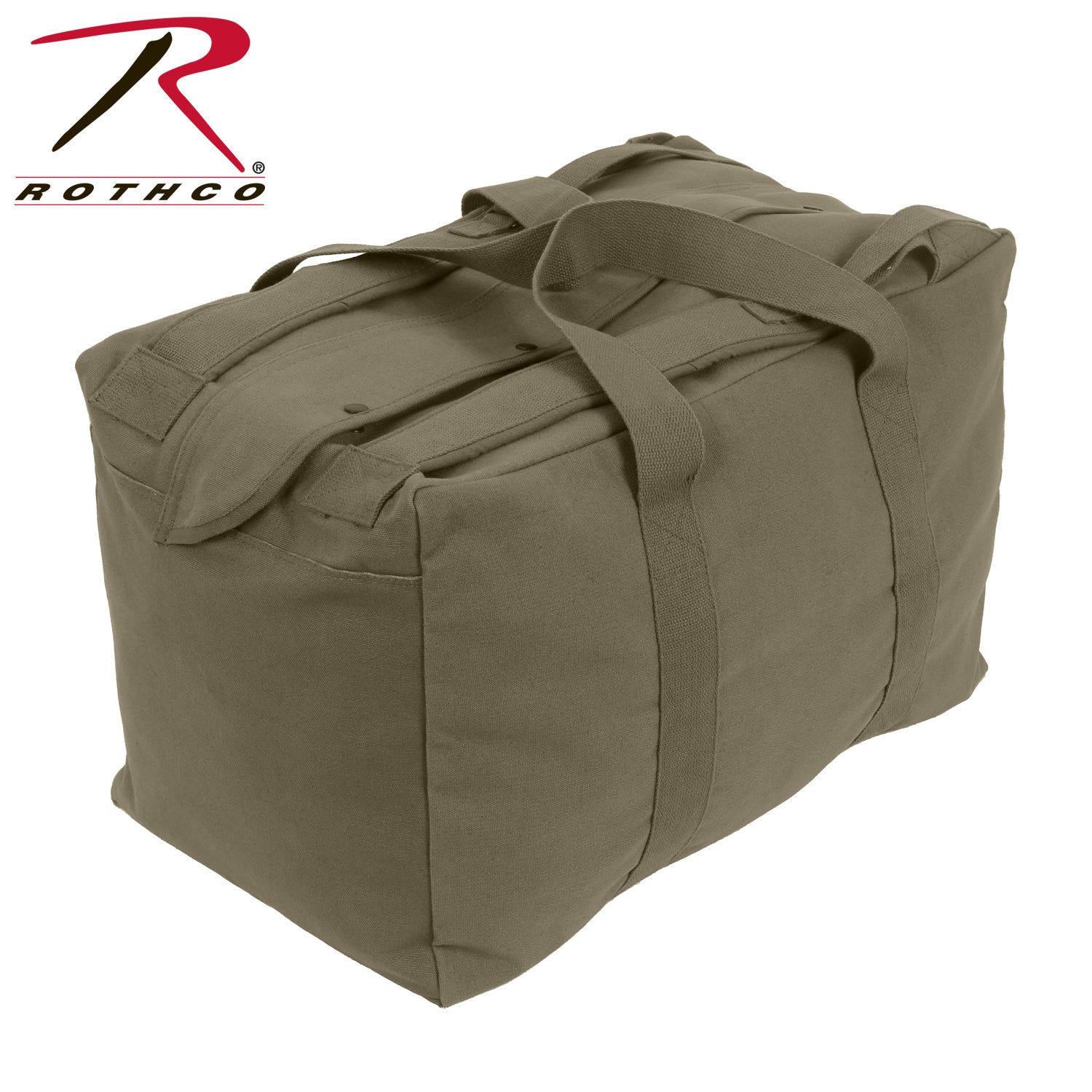 Rothco Tactical Canvas Cargo Bag / Backpack Olive Drab - Heavyweight Durable Gear Storage
