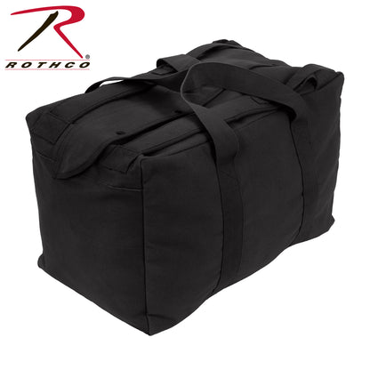 Rothco Tactical Canvas Cargo Bag / Backpack Black, Part Number 3125-BK