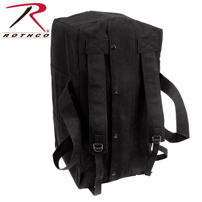 Rothco Tactical Canvas Cargo Bag / Backpack Black, Part Number 3125-BK
