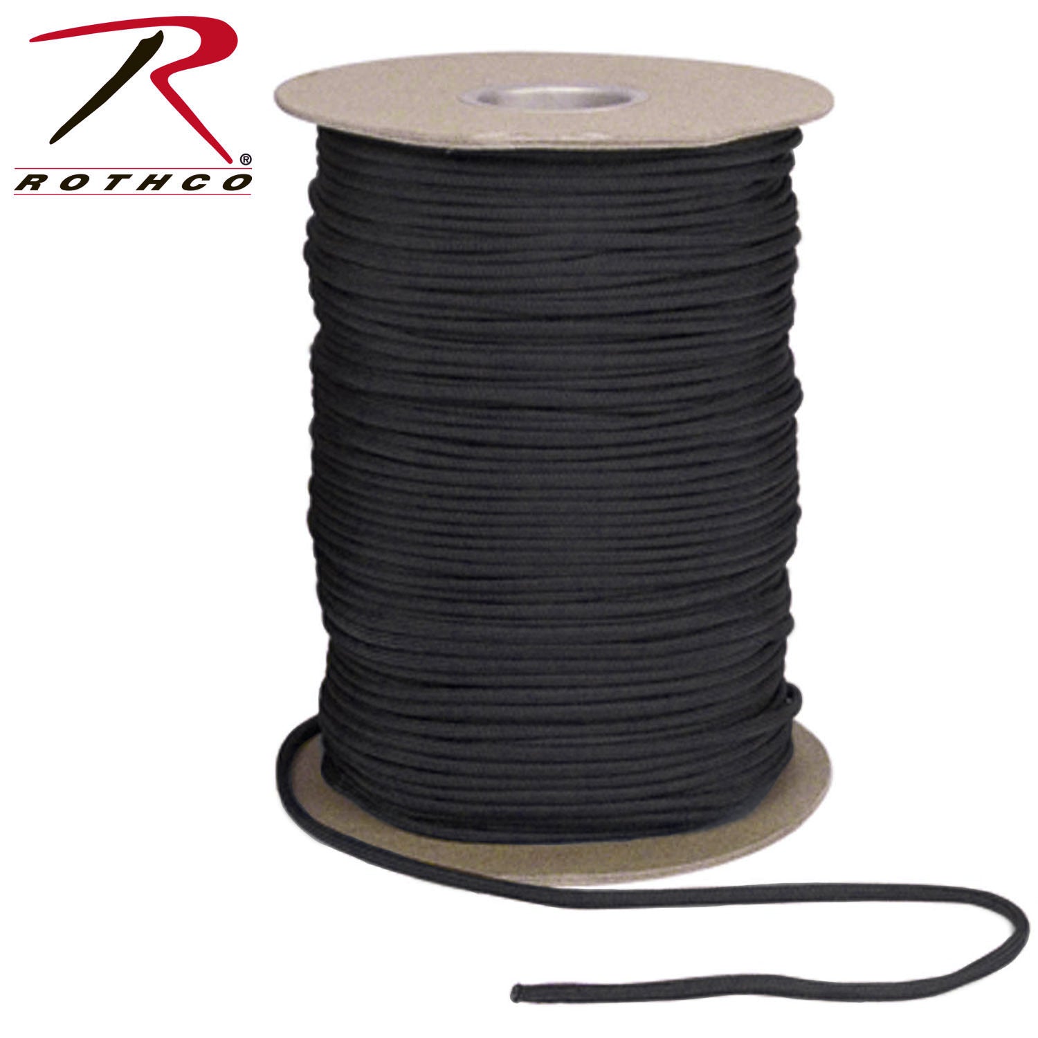 Rothco Nylon Paracord 550lb 600 ft Spool - Black