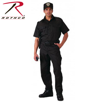 Rothco Short Sleeve Tactical Shirt - Black Size 2XL