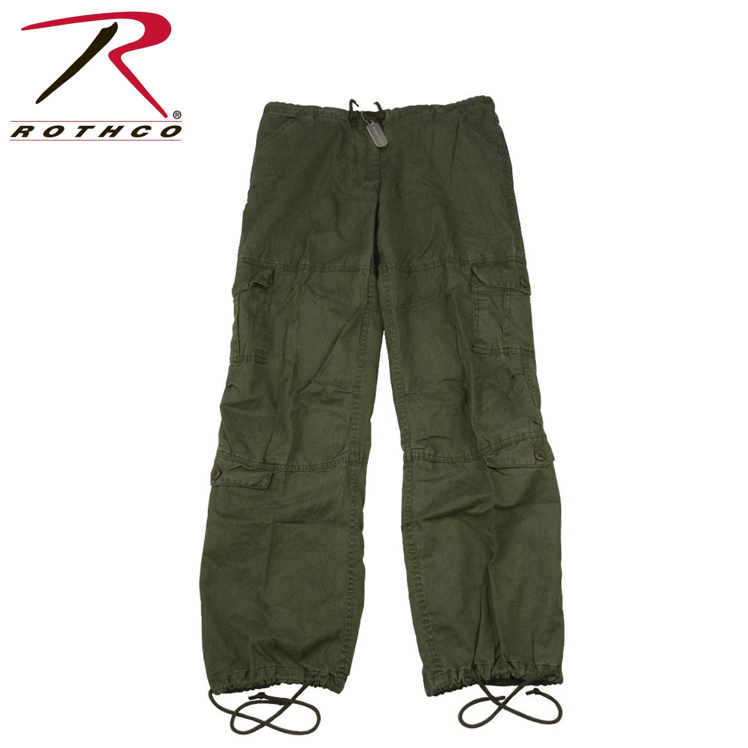 Rothco Women's Vintage Paratrooper Fatigue Pants Olive Drab Size Small