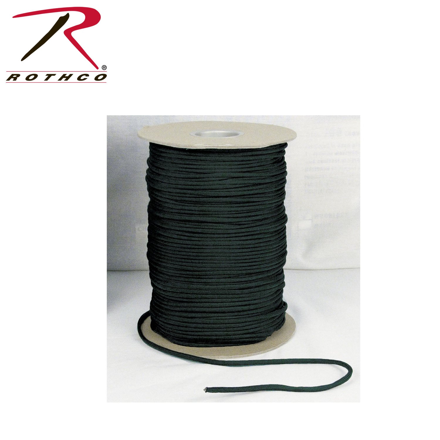 Rothco Nylon Paracord 550lb 1000 Foot Spool - Black