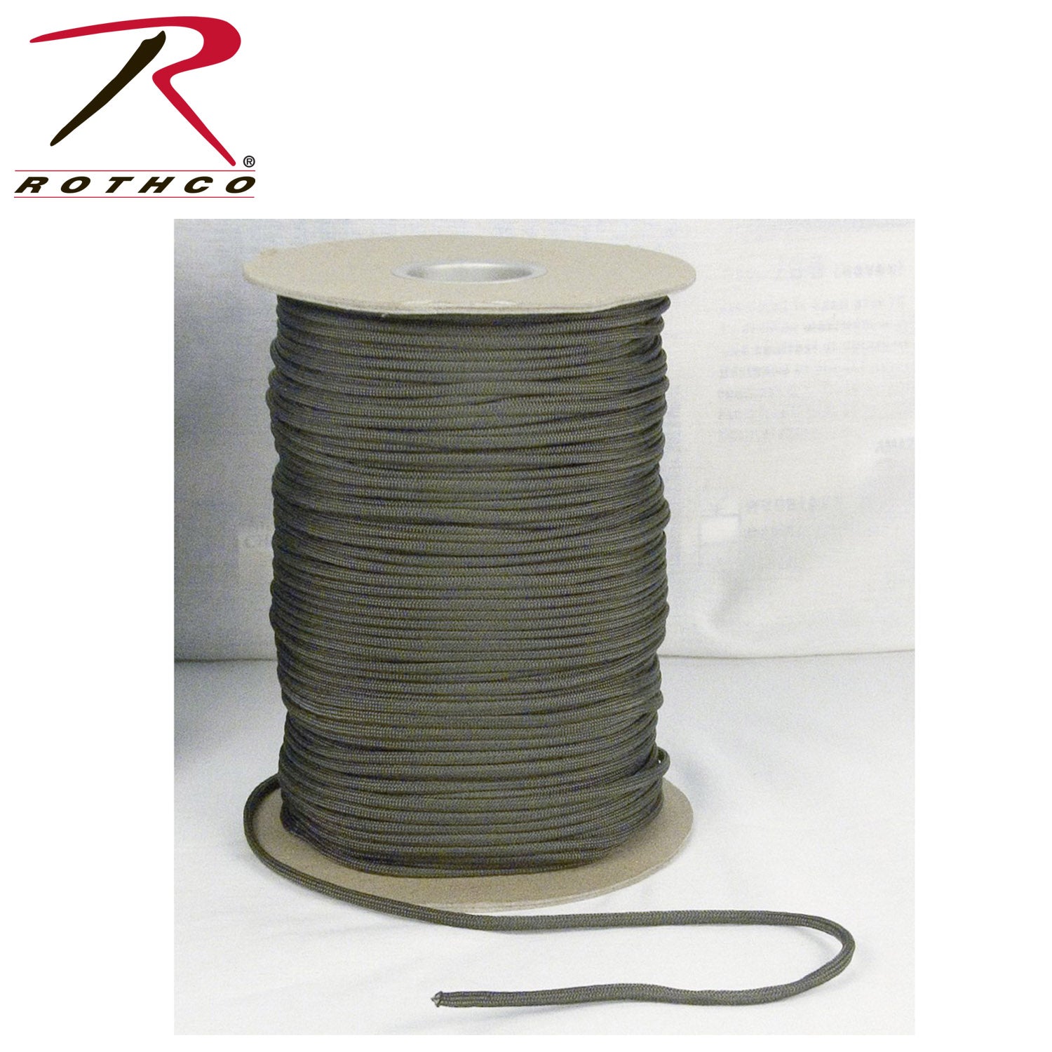 Rothco Nylon Paracord 550lb, 1000 Foot Spool – Olive Drab