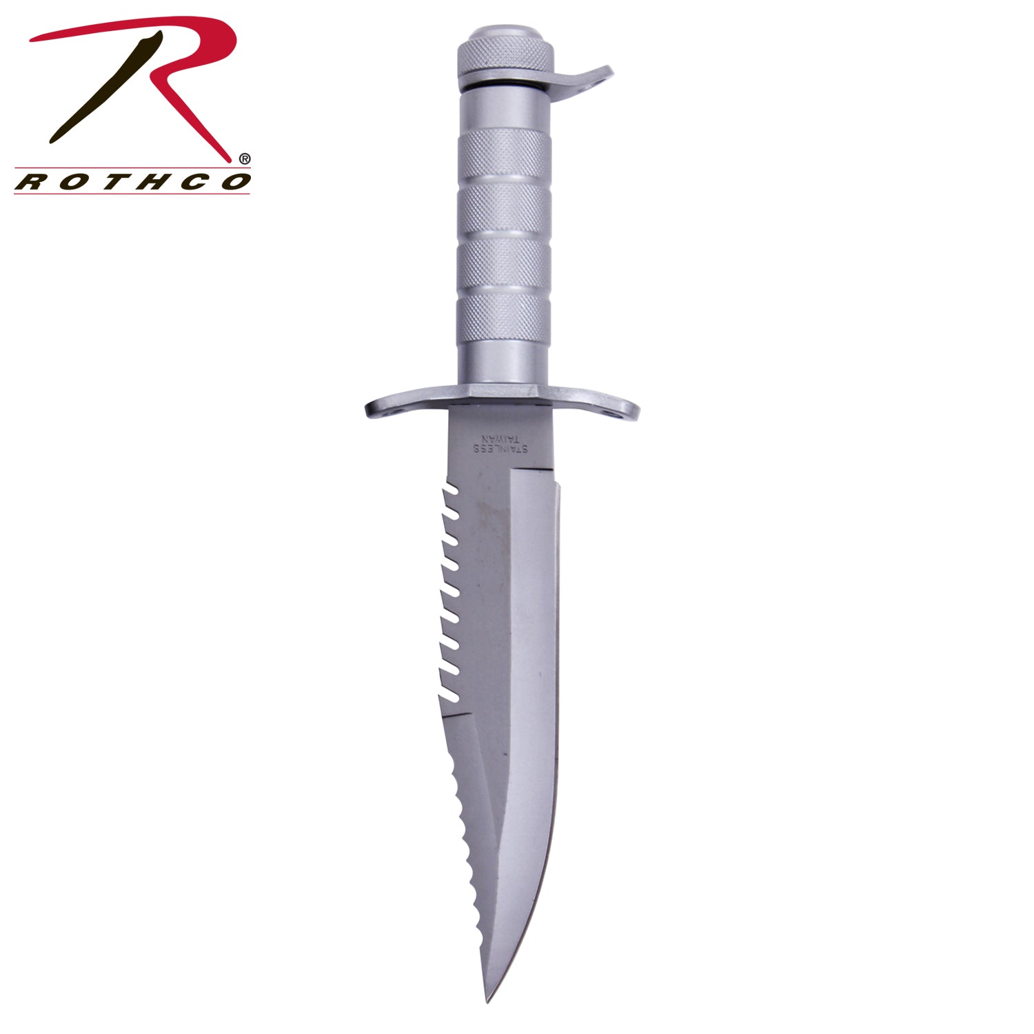 Rothco Ramster Survival Kit Knife - 7.5 Inch Stainless Steel Blade with Hollow Handle and Included Survival Tools
