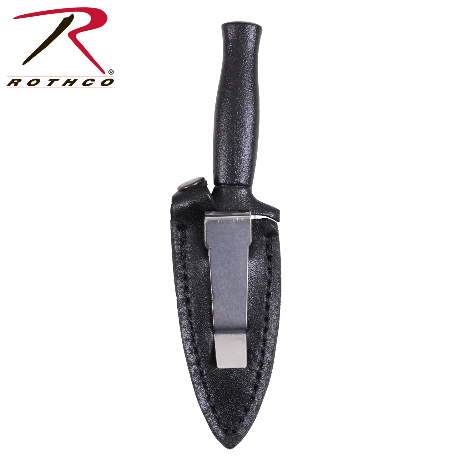Rothco Raider II Boot Knife with Sheath - 3-Inch Stainless Steel Blade, 6.5 Inches Overall