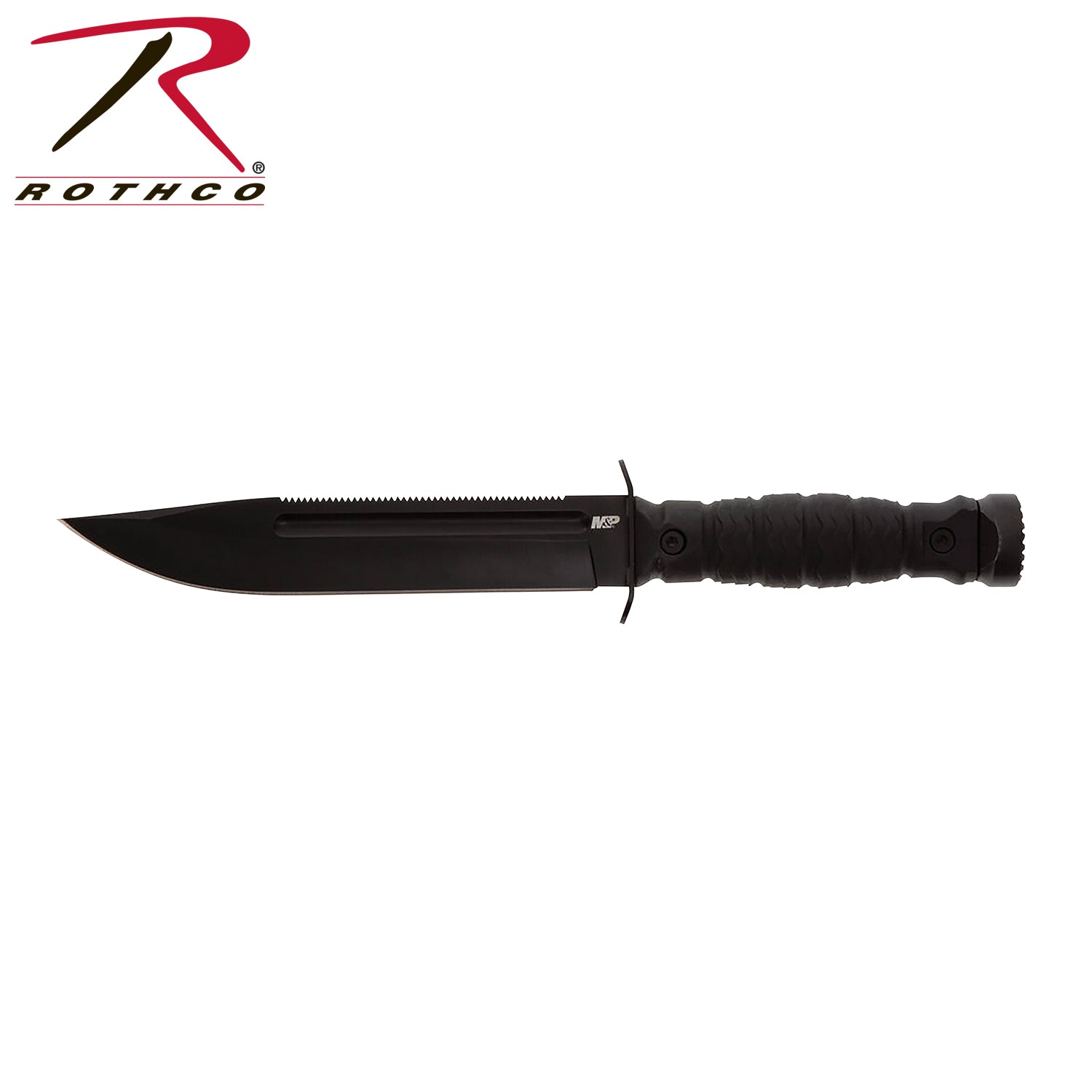 Smith & Wesson Ultimate Survival Knife 7 Inches - Durable Steel Blade with Ergonomic Rubber Handle