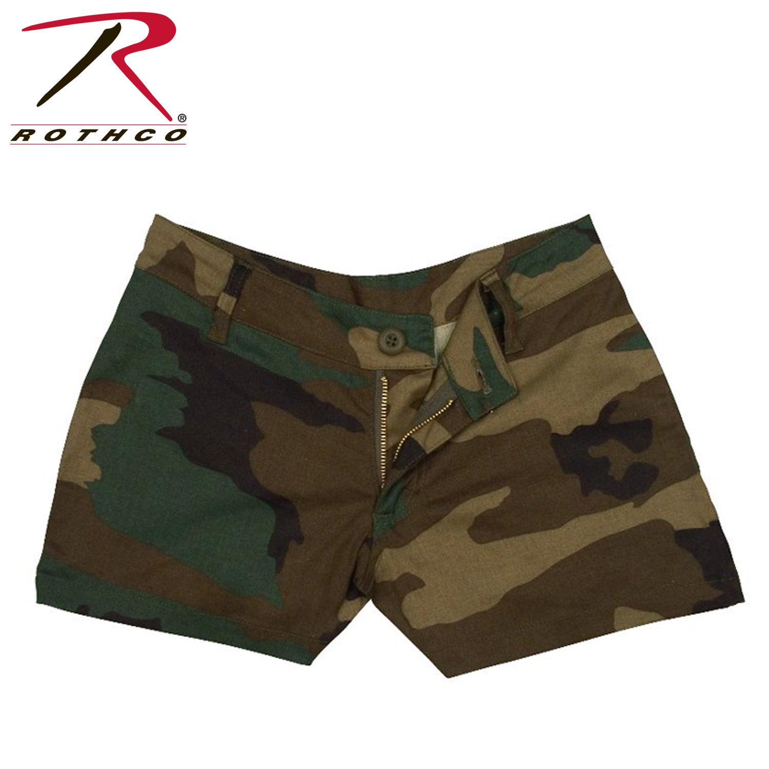 Rothco Women's Shorts Size M - Comfortable Cotton-Spandex Blend Casual Shorts