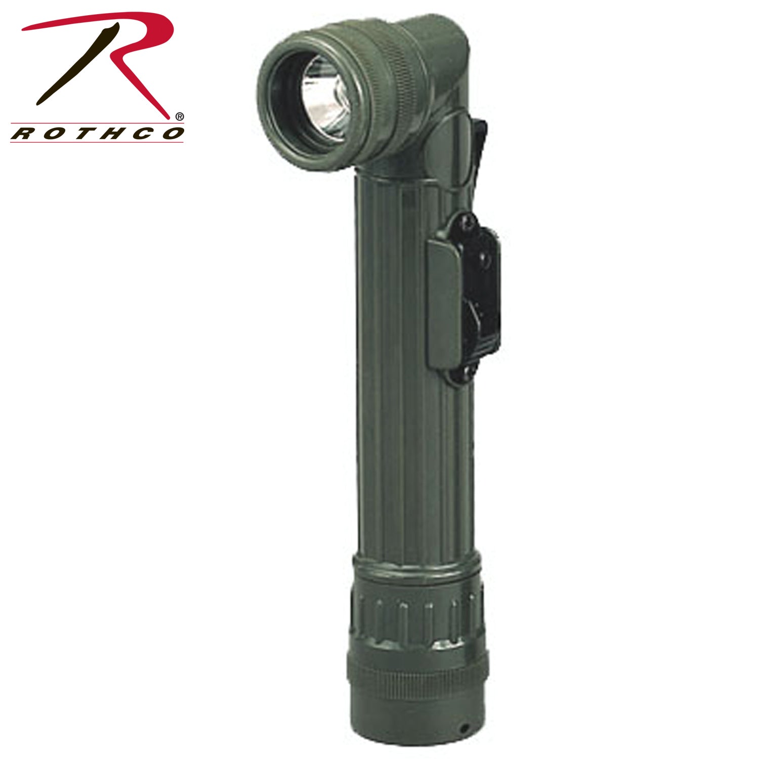 Rothco Mini Army Style Flashlight in Olive Drab – Compact LED Camping Light with Multi-Mode and Signal Features