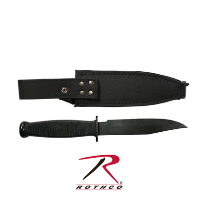 Rothco Vietnam Combat Knife Part 3250 with 6.25-Inch Blade and Nylon Sheath