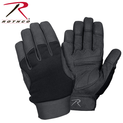 Rothco Mechanics Gloves Black Size Large – Durable Impact Protection and Superior Grip