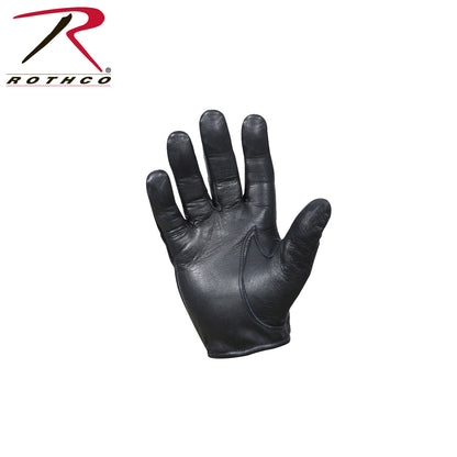 Rothco Police Cut-Resistant Lined Gloves Size Small - Durable Leather and Aramid Protection