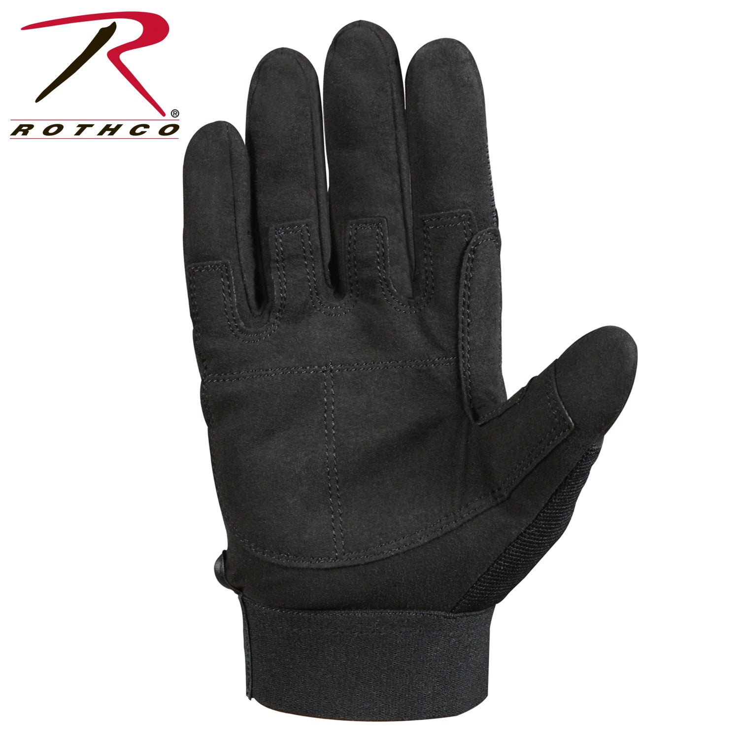 Rothco Lightweight All-Purpose Duty Gloves Size M - Durable Polyester Spandex with Synthetic Leather Palm