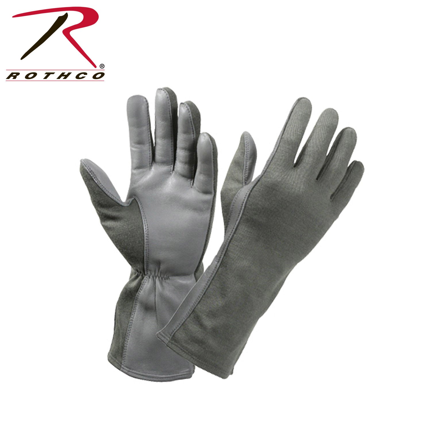 Rothco G.I. Type Flame & Heat Resistant Flight Gloves Foliage Green Size 8