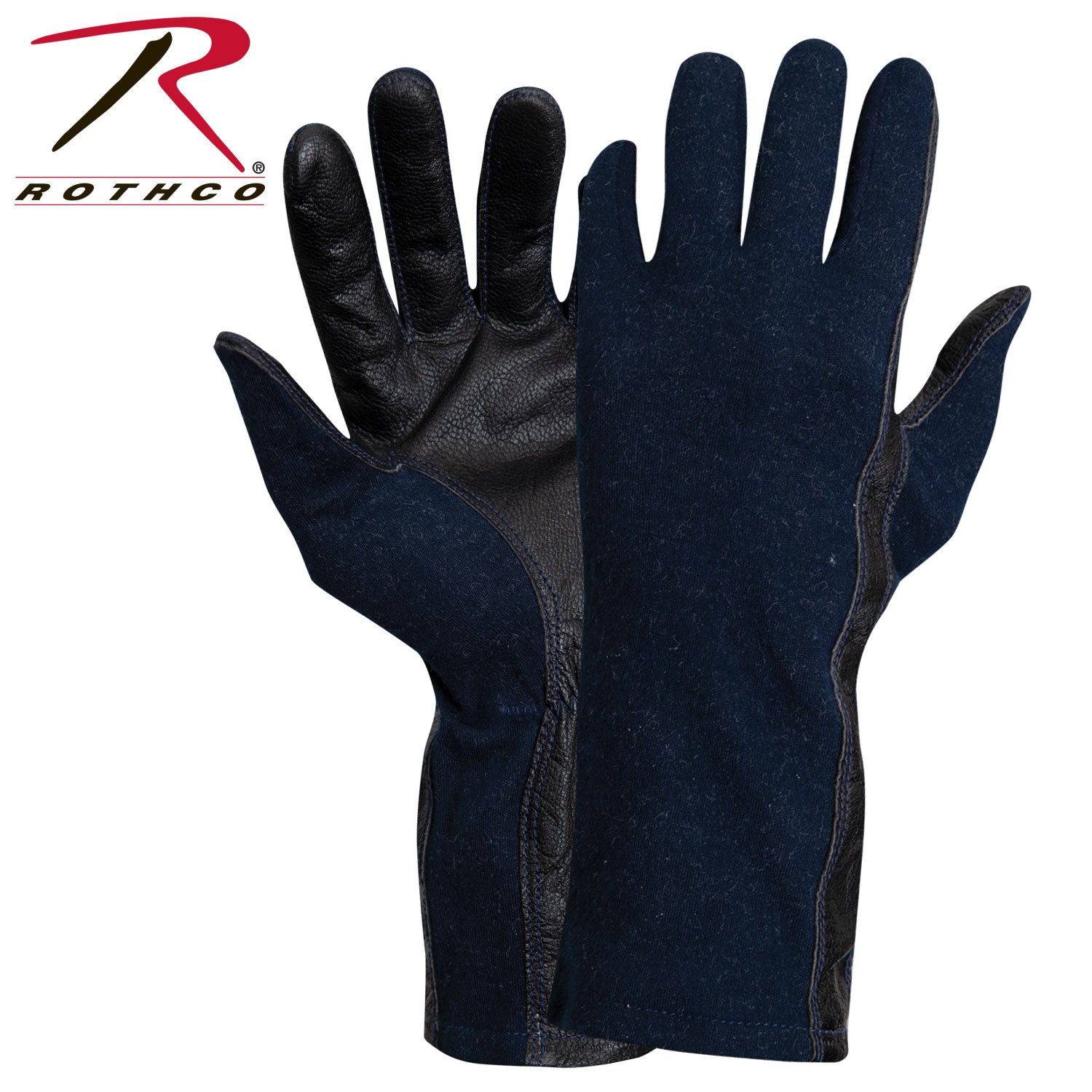 G.I. Nomex Flight Gloves Midnight Navy Blue Size 11 by Official Military Standard