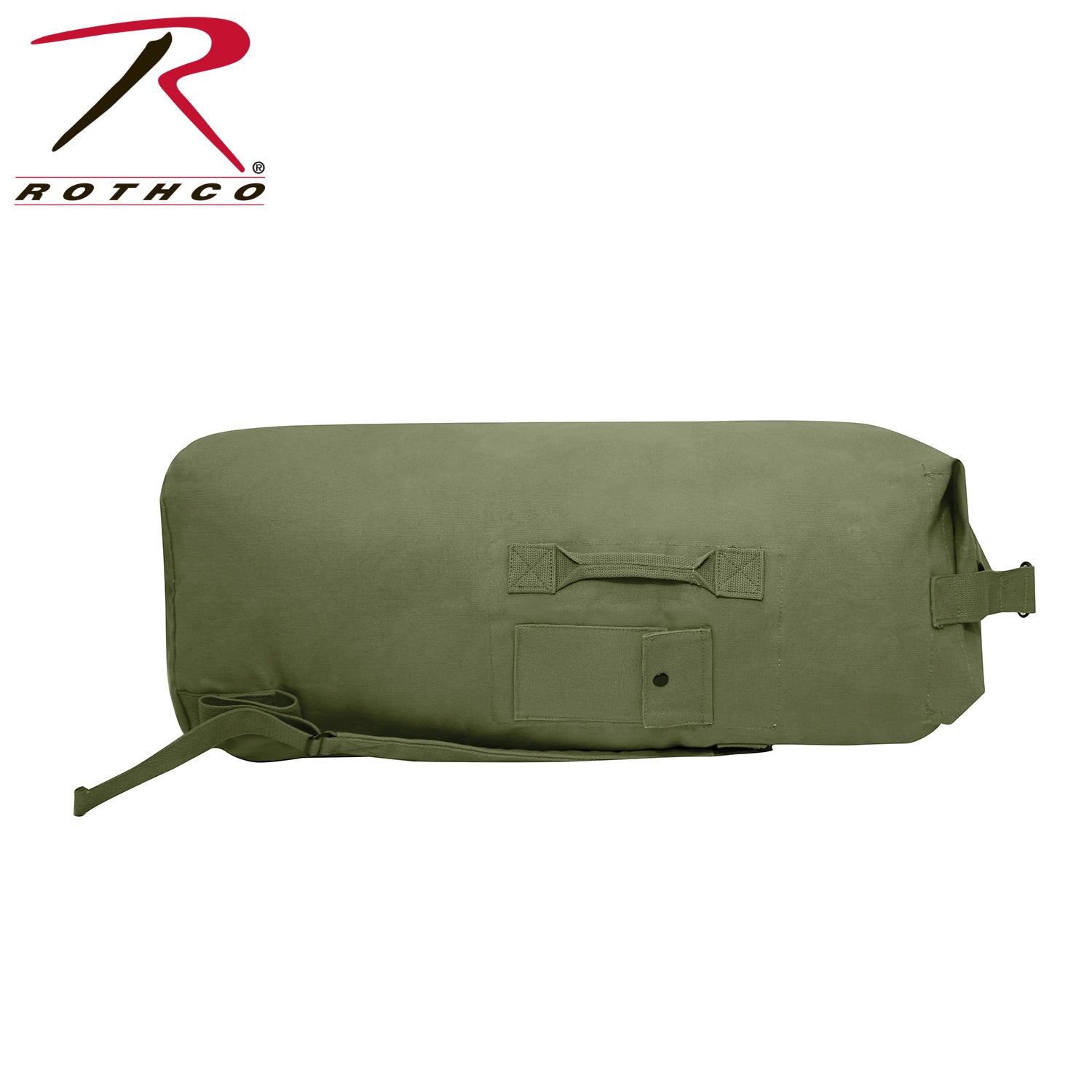 Rothco G.I. Style Canvas Double Strap Duffle Bag Olive Drab – 89.6L Heavy-Duty Military Bag for Travel and Outdoor Adventures