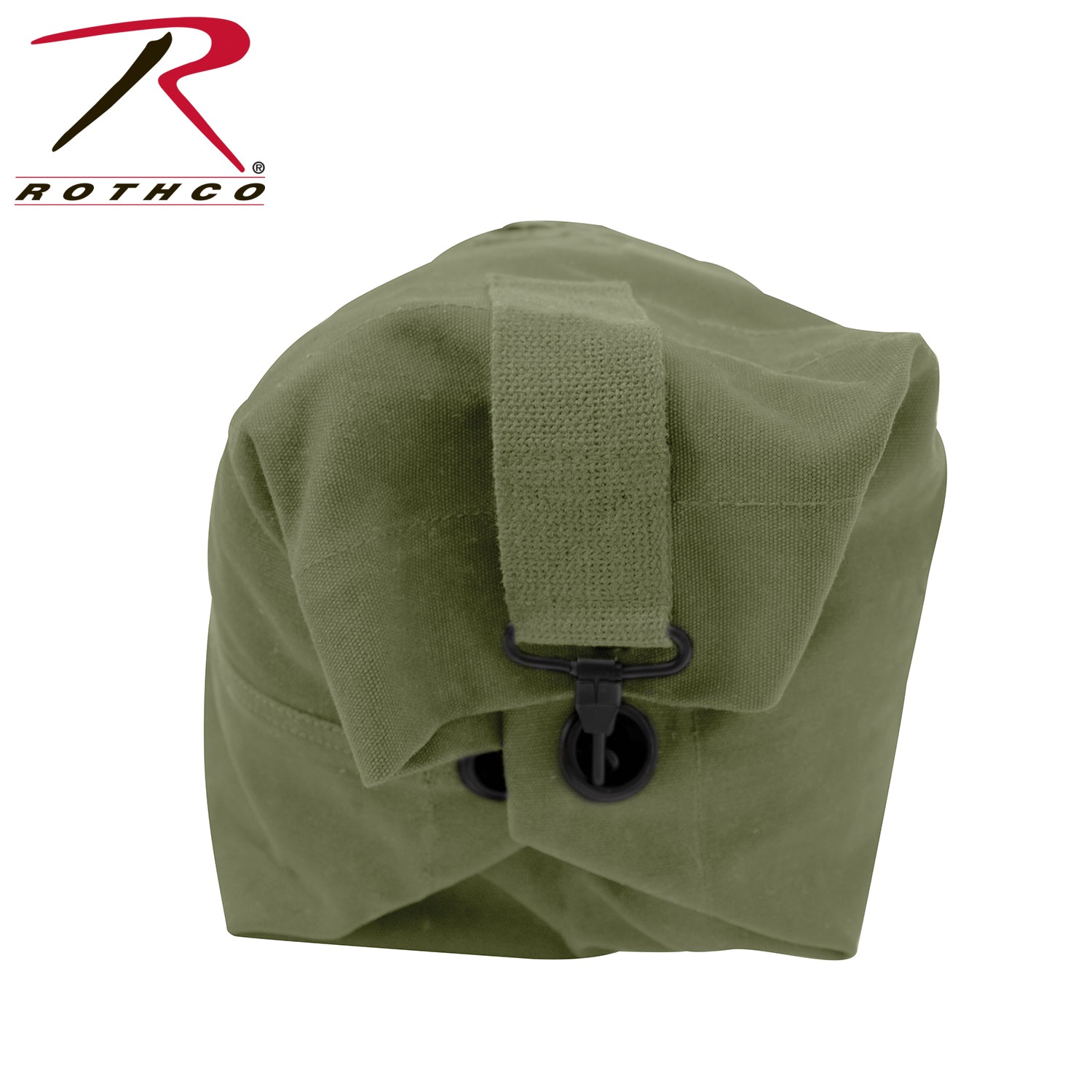 Rothco G.I. Style Canvas Double Strap Duffle Bag Olive Drab – 89.6L Heavy-Duty Military Bag for Travel and Outdoor Adventures