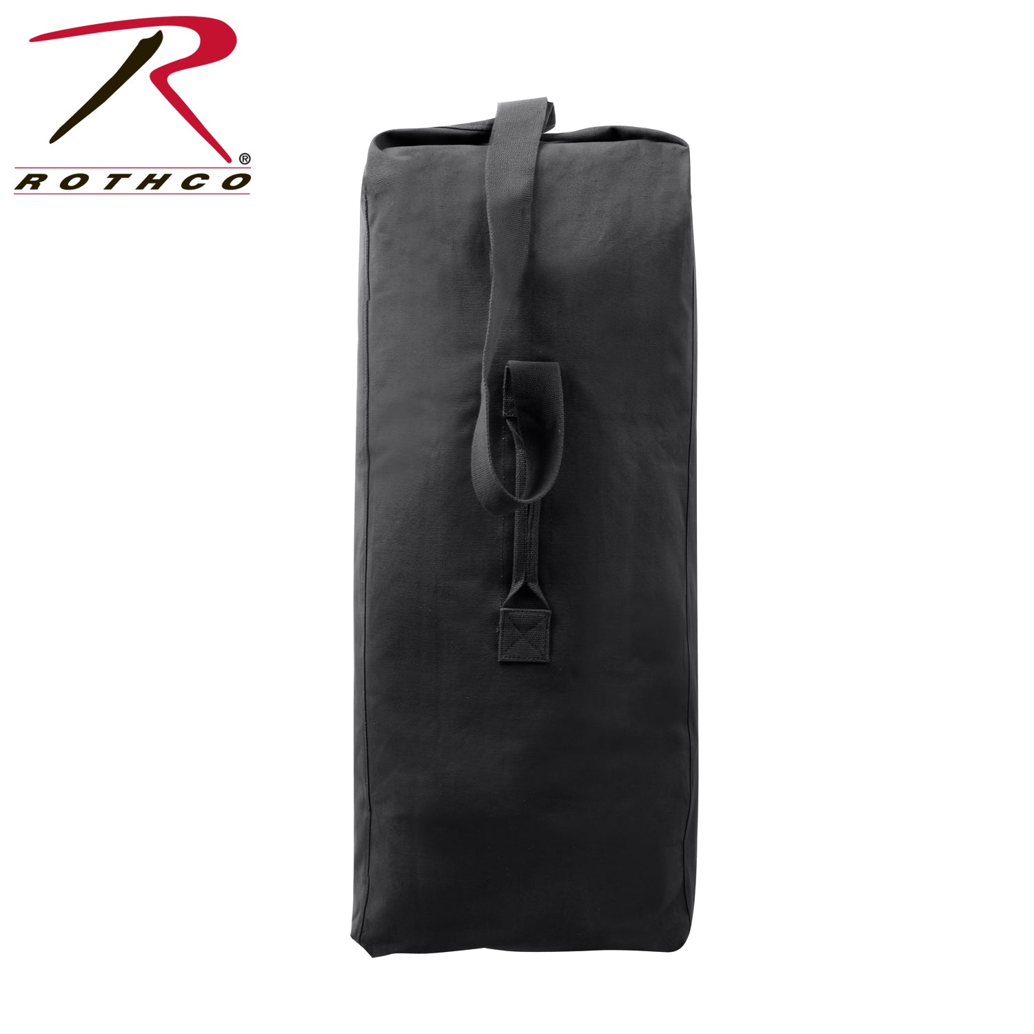 Rothco Heavyweight Top Load Canvas Duffle Bag - Black, 30" x 50"
