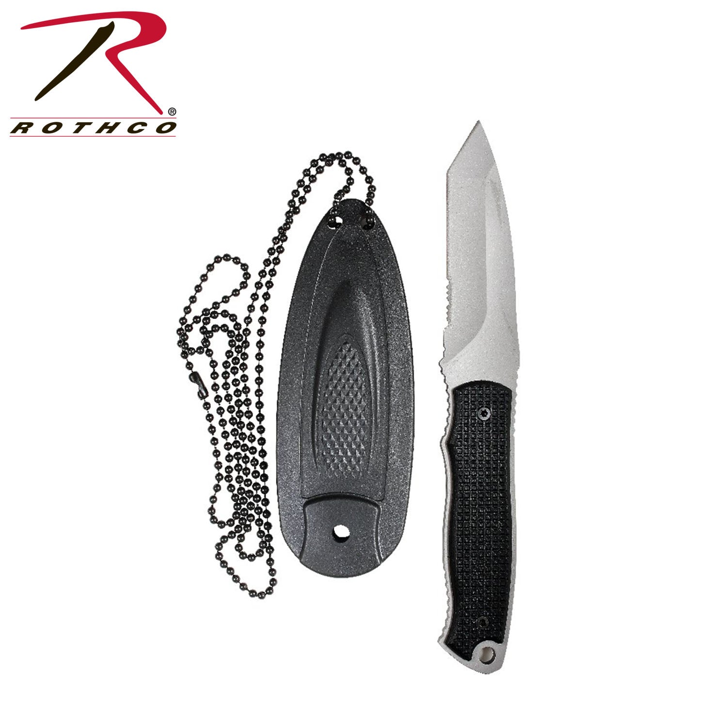 Rothco Neck Knife with Sheath - Part Number 3671