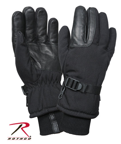 Rothco Cold Weather Insulated Gloves Black Size M – Durable Waterproof Winter Gloves with Thermoblock™ Insulation