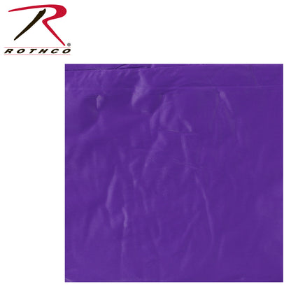 Rothco Purple Waterproof Vinyl Rain Poncho — Heavy-Duty Emergency Weather Protection