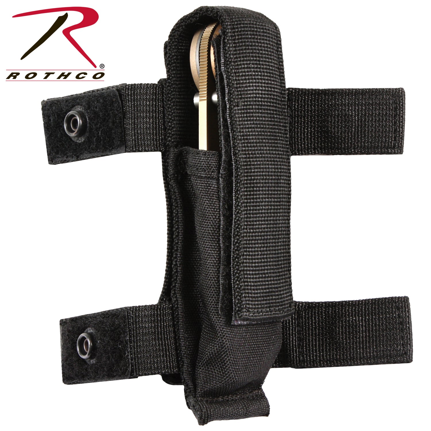 Rothco MOLLE Compatible Knife and Flashlight Sheath - Model 40066-BK