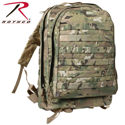 Rothco MOLLE II 3-Day Assault Tactical Pack MultiCam – Rugged 72-Hour Backpack for Extended Outdoor Adventures