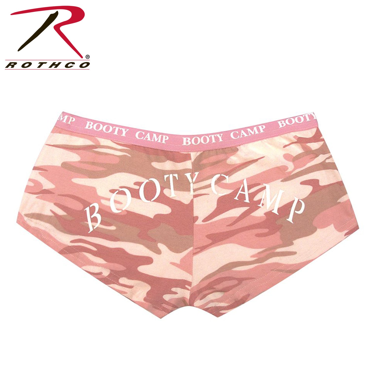 Rothco Baby Pink Camo Booty Camp Booty Shorts and Tank Top Set - Size XL