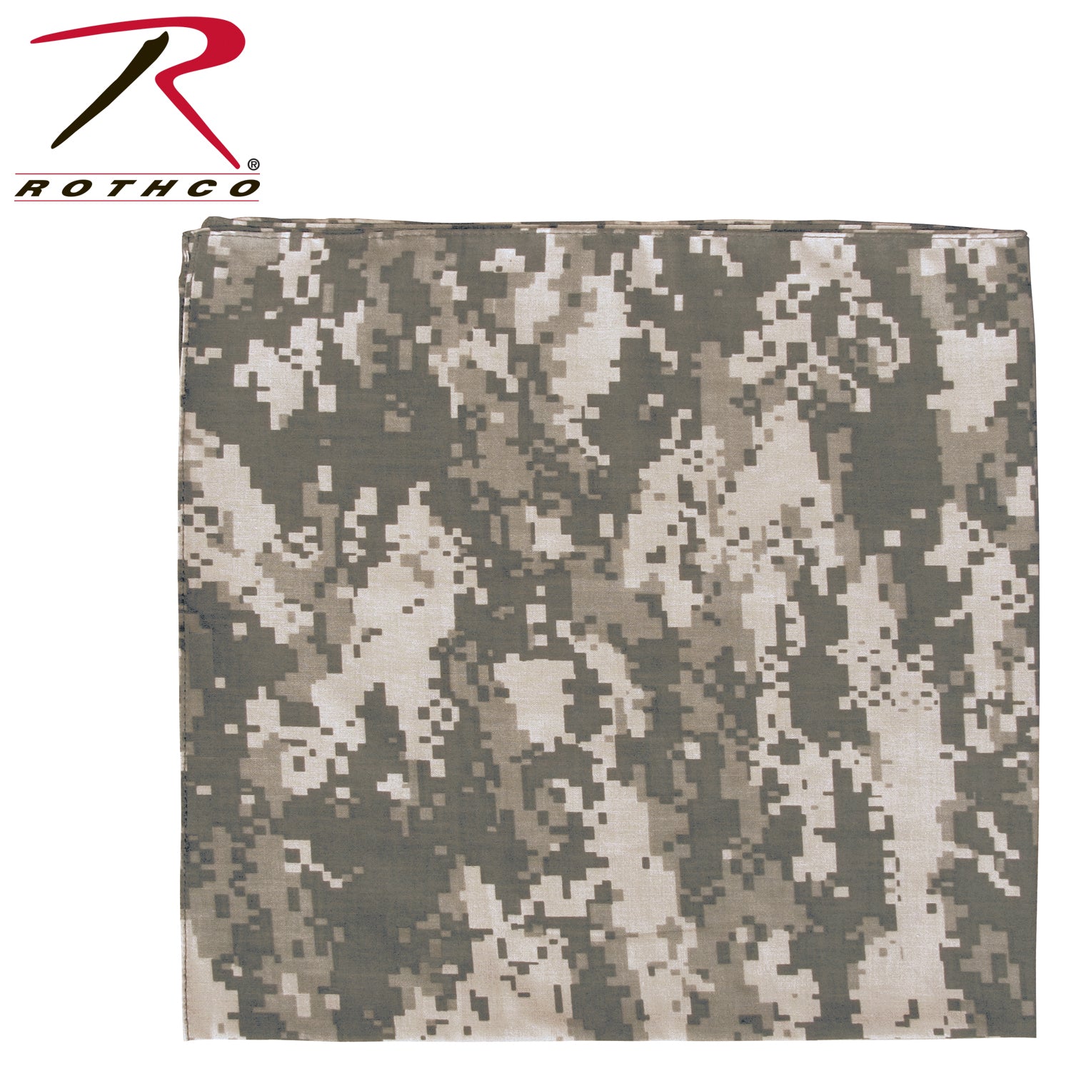 Rothco Digital Camo Bandana ACU Digital Camo - Versatile 22x22 Inch Cotton Headwear