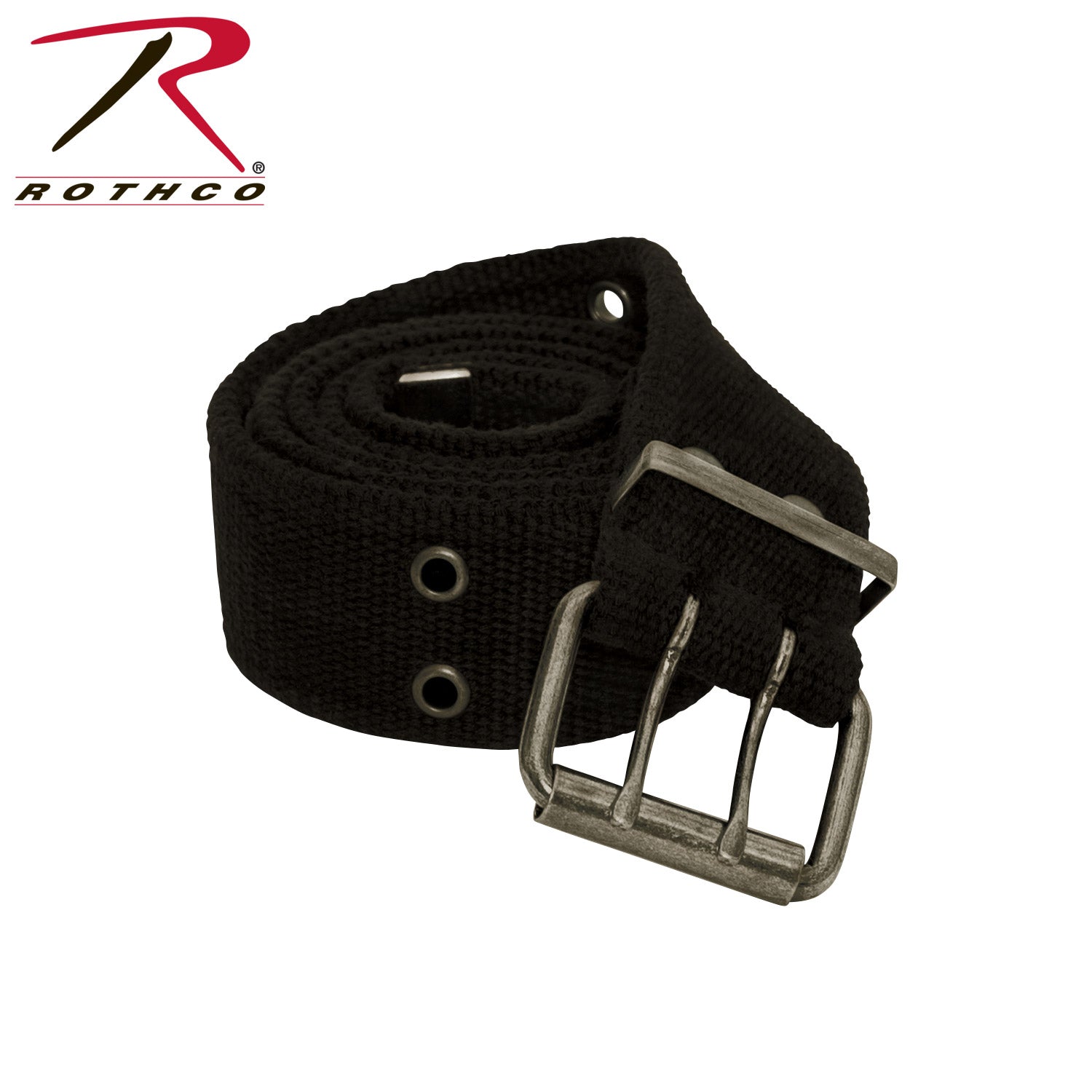 Rothco Vintage Double Prong Buckle Belt in Black – Size Large