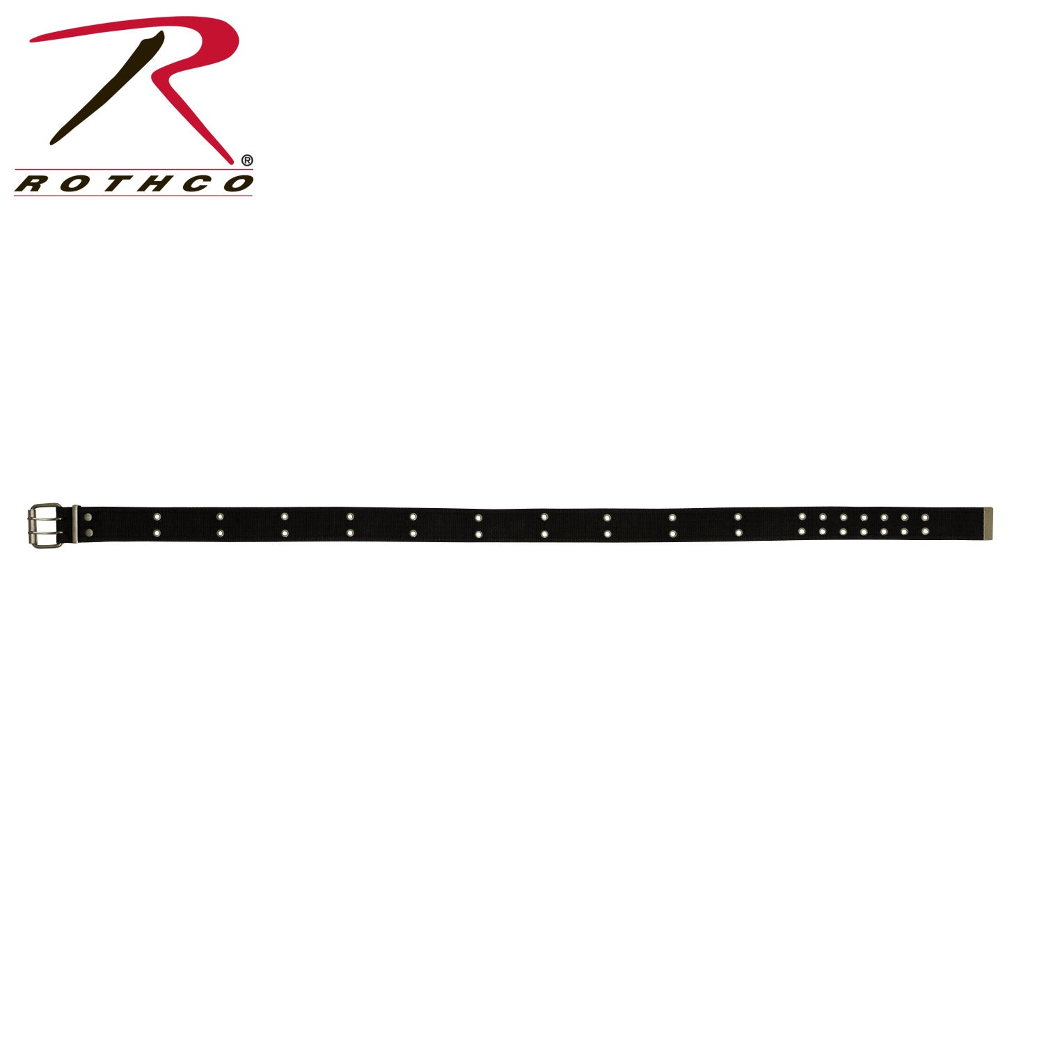 Rothco Vintage Double Prong Buckle Belt in Black – Size Large
