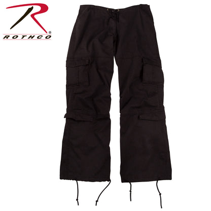Rothco Women's Vintage Paratrooper Fatigue Pants Black Size 2XL